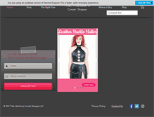 Tablet Screenshot of corset1.com